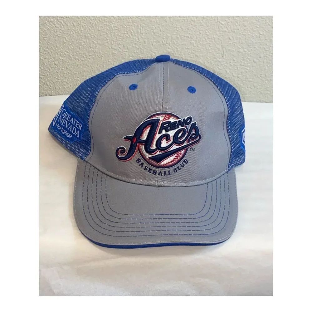 VTG,Reno Aces Baseball Club  Logo Greater Nevada Adjustable Men Cap Hat